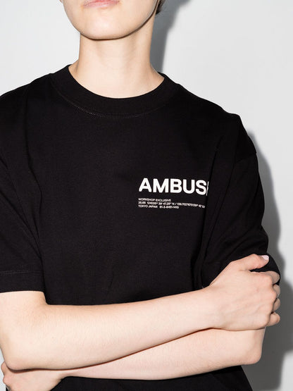AMBUSH WOMEN Workshop T-Shirt Black