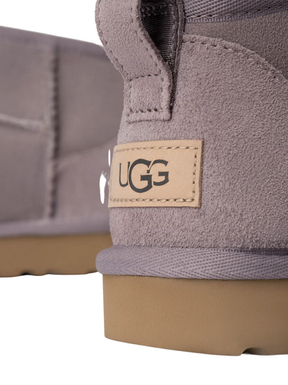UGG WOMEN Classic Ultra Mini Boots Suede Slippers Plum
