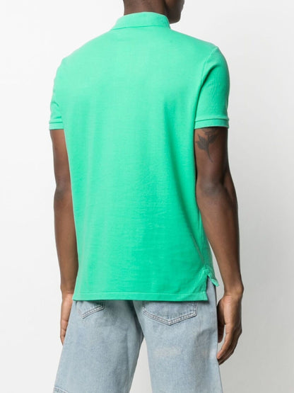 RALPH LAUREN The Iconic Mesh Logo Polo Shirt Green