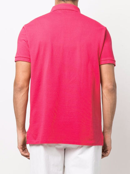 RALPH LAUREN The Iconic Mesh Logo Polo Shirt Pink