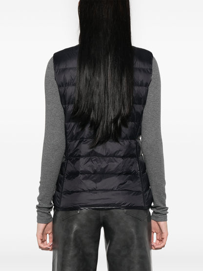 RALPH LAUREN WOMEN Pony Embroidered Gilet Black
