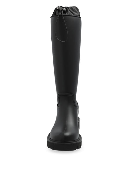 MONCLER WOMEN Kickstream High Rain Boots Black