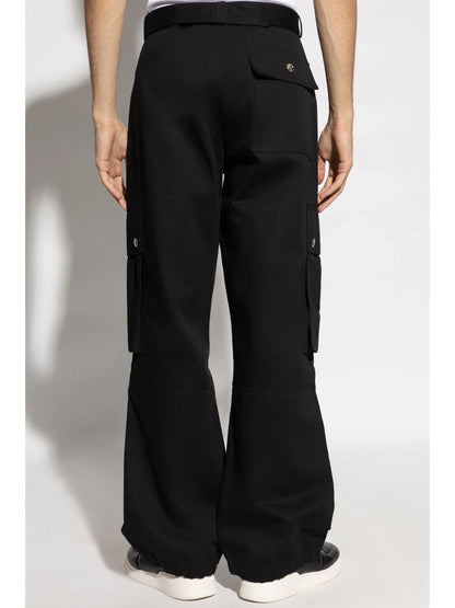 JACQUEMUS Le Cargo Woven Trousers Black