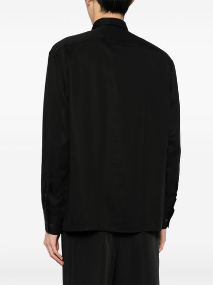 BOSS C-Cory Long Sleeve Cotton Shirt Black