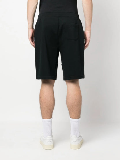 RALPH LAUREN Logo Embroidered Drawstring Shorts Black