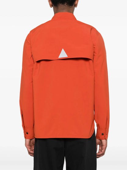 MONCLER GRENOBLE Nax Shirt Jacket Orange