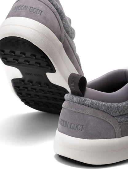 MOON BOOT Park Soft Felt Sneakers Grey