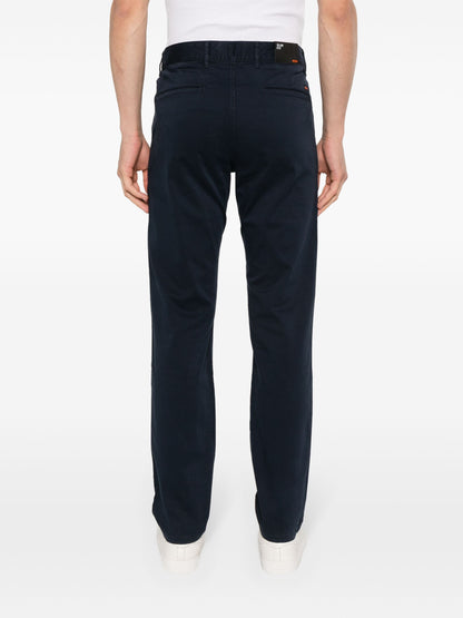 BOSS Slim Fit Stretch Cotton Chinos Dark Blue