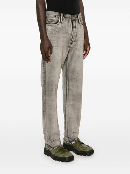 FEAR OF GOD Straight Washed Denim Jeans Grey