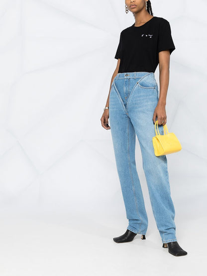 OFF-WHITE Women Arrow Liquid Melt T-Shirt Black