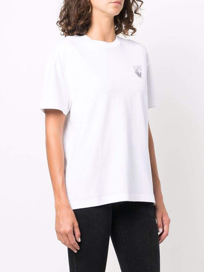 OFF-WHITE WOMEN Chine Arrows Regular Tee White