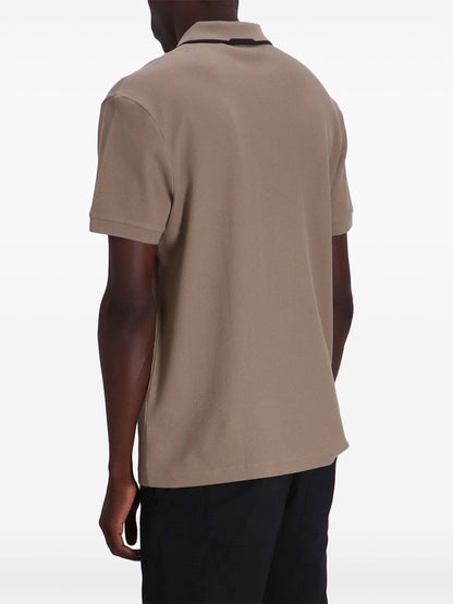 BOSS Paddy 2 Logo Print Pique Polo Shirt Light/Pastel Green