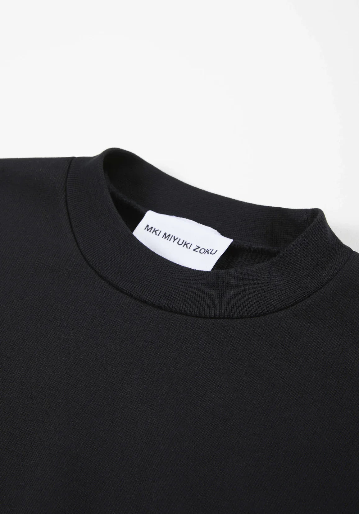 MKI MIYUKI ZOKU 800 GSM Superweight Crewneck Black