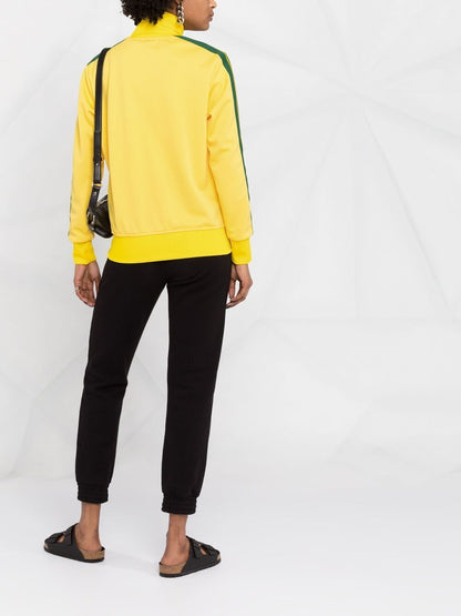PALM ANGELS WOMEN Side-stripe track jacket Yellow
