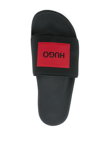 HUGO Logo slides Black
