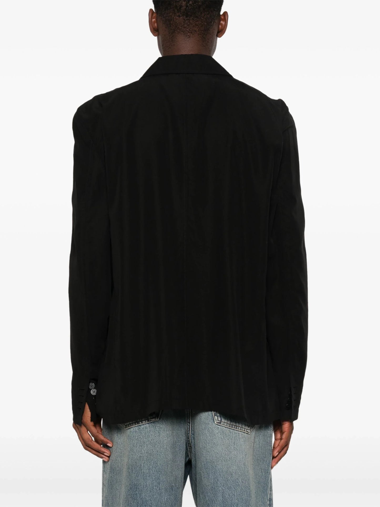 BALENCIAGA Single-Breasted Blazer Black