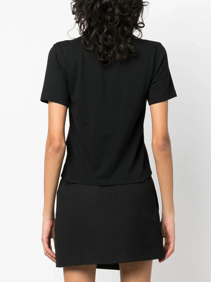 PALM ANGELS WOMEN I Love Pa Slim Tee Black/Multi