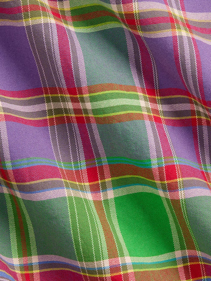 RALPH LAUREN Check Oxford Shirt Purple/Green