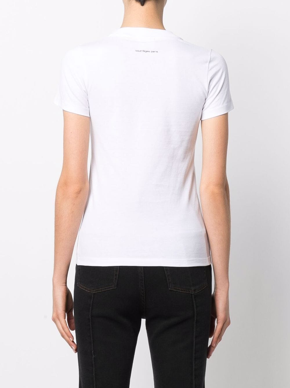 COURRÈGES WOMEN Both Of Us Knowing T-Shirt White