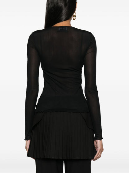 JEAN PAUL GAULTIER WOMEN The Gaultier Top Black