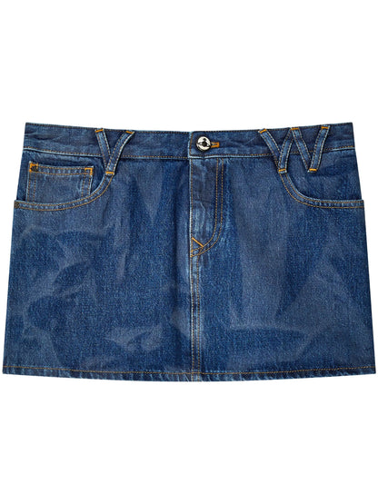 VIVIENNE WESTWOOD WOMEN Denim Mini Skirt Blue