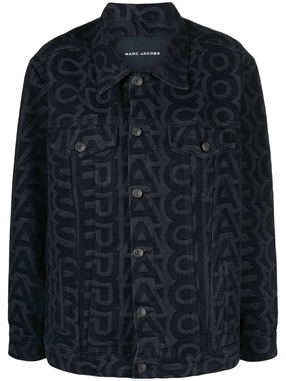 MARC JACOBS WOMEN Monogram Denim Jacket Black