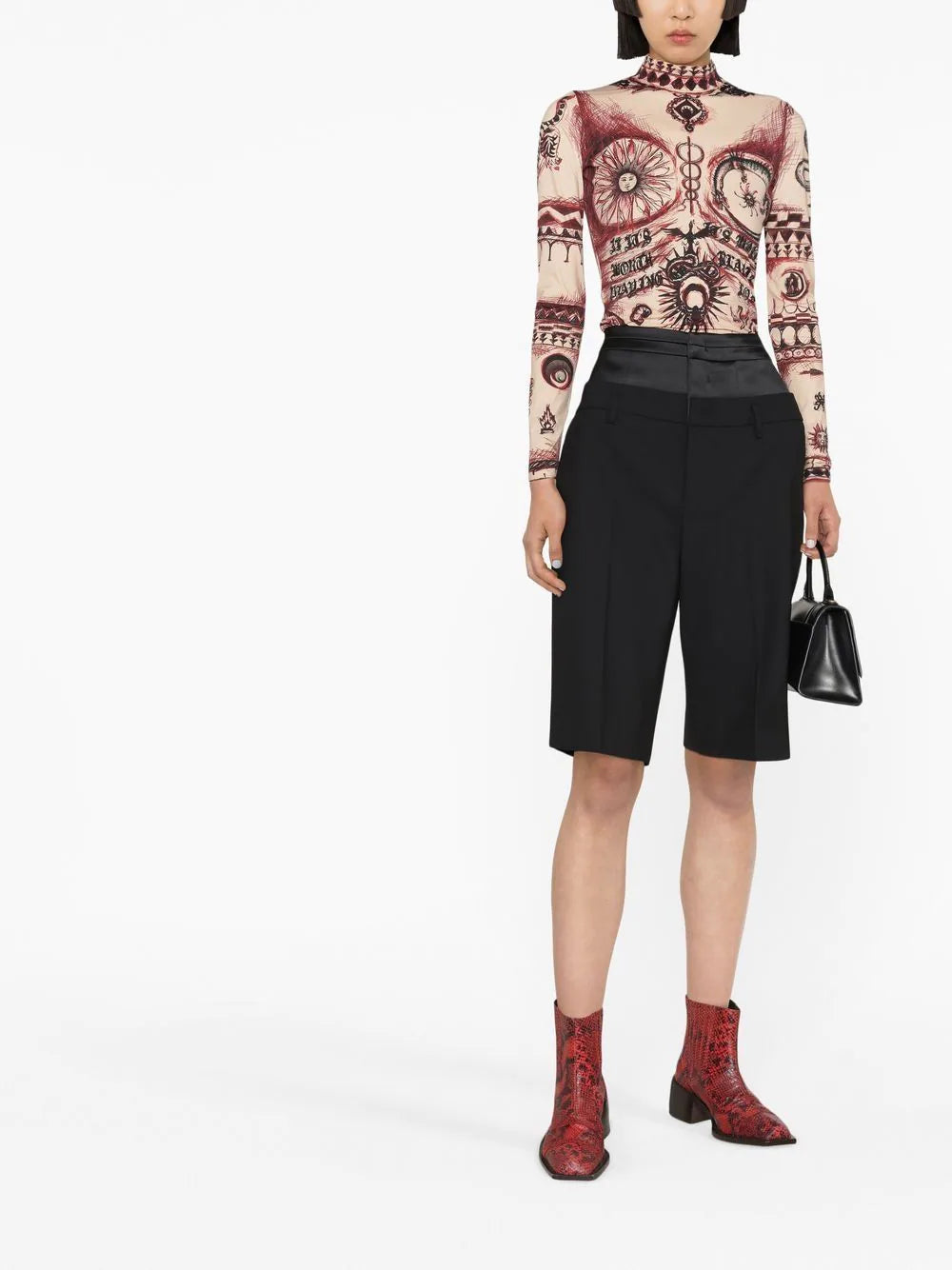 MARINE SERRE WOMEN Geotic Top Multicolour