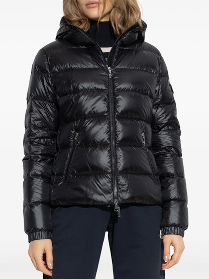 MONCLER WOMEN Gles Hooded Short Down Jacket Black