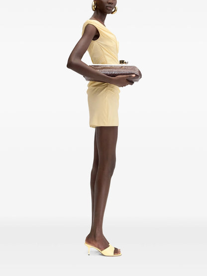 JACQUEMUS WOMEN The Rita Mini Dress Light Beige