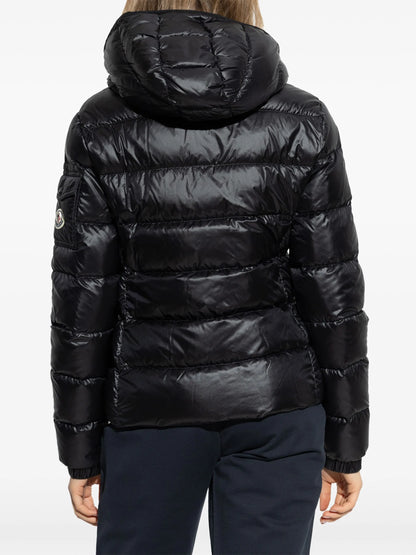 MONCLER WOMEN Gles Hooded Short Down Jacket Black