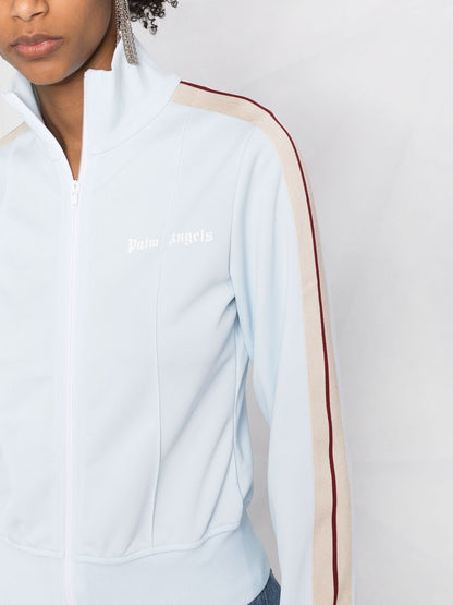 PALM ANGELS WOMEN Side-stripe track jacket Blue