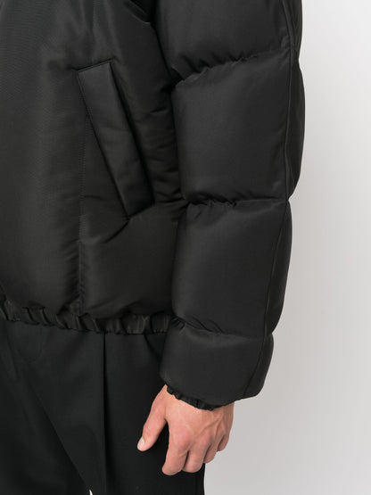 ALEXANDER MCQUEEN Funnel Neck Padded Jacket Black