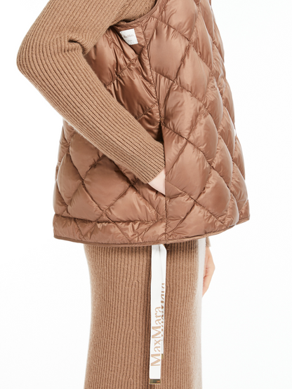 MAX MARA WOMEN Cube Trefa Gilet Brown
