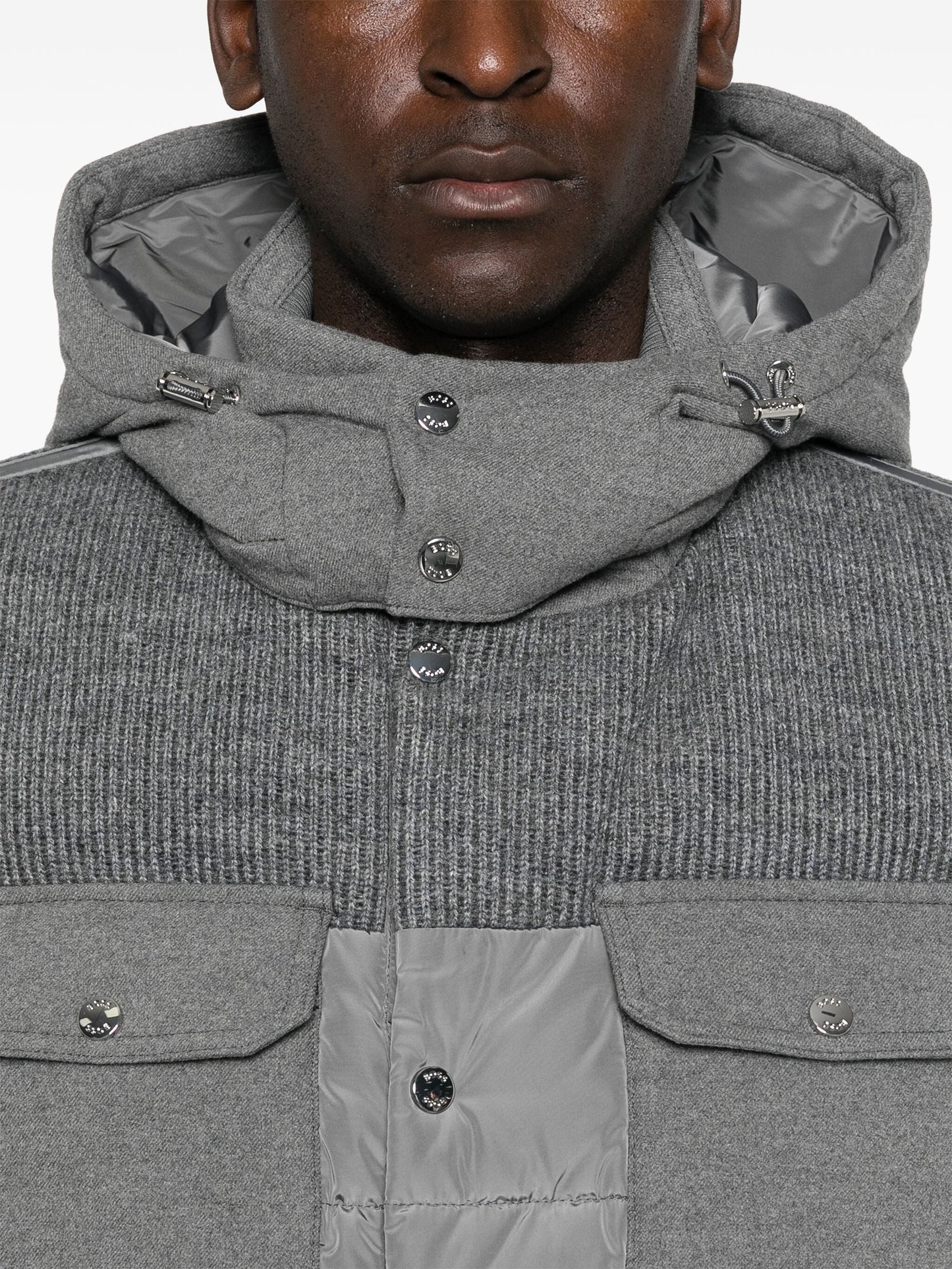 BOSS C-Caniel Water Repellent Puffer Jacket Grey