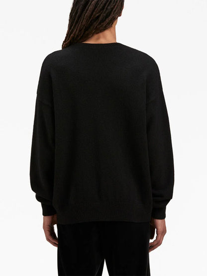 PALM ANGELS I Love Pa Knit Sweatshirt Black/Red