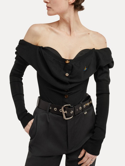 VIVIENNE WESTWOOD WOMEN Bea Corset Cardi Black