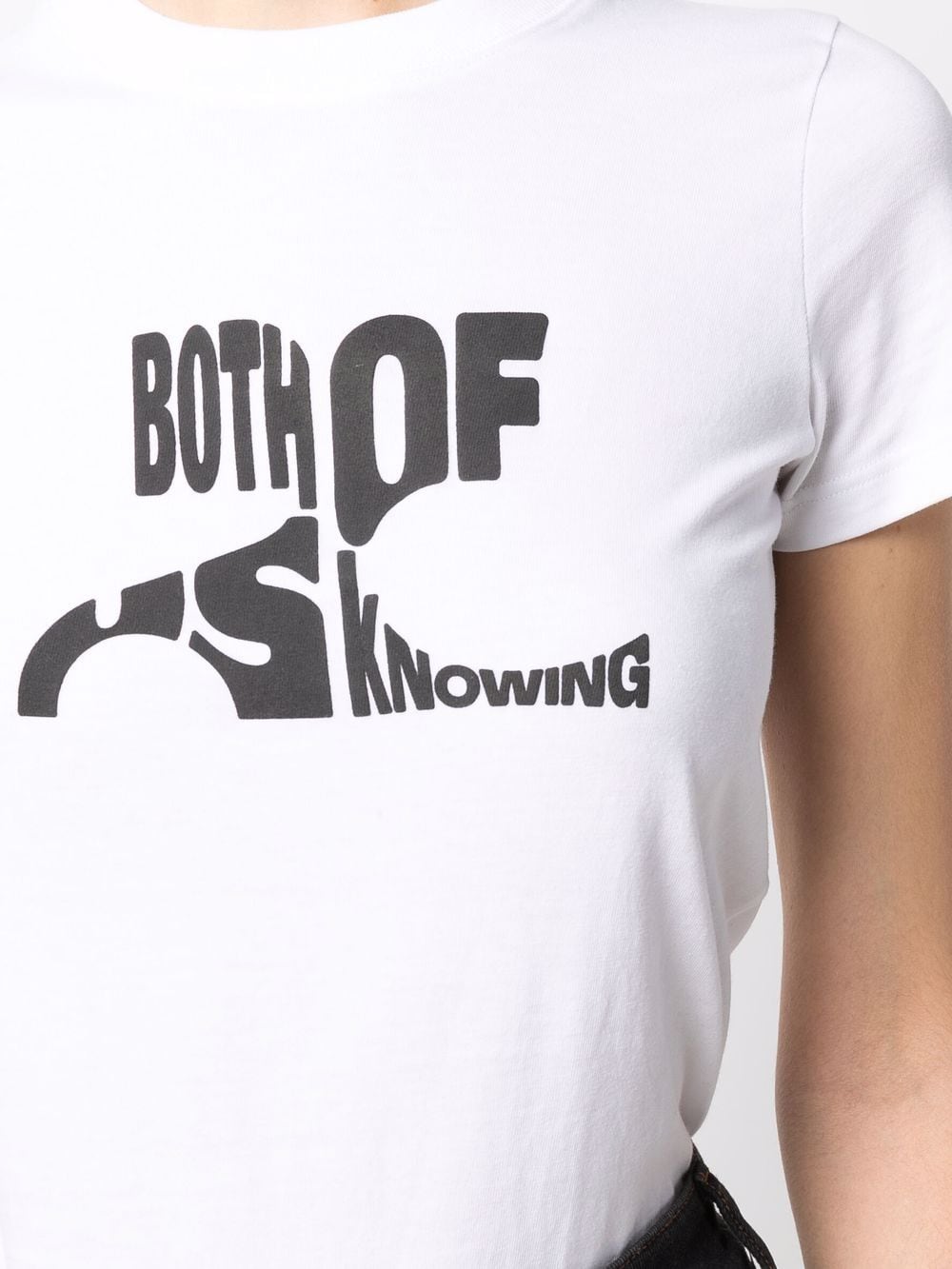 COURRÈGES WOMEN Both Of Us Knowing T-Shirt White