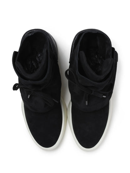 FEAR OF GOD Moc High Layered Suede Boots Black