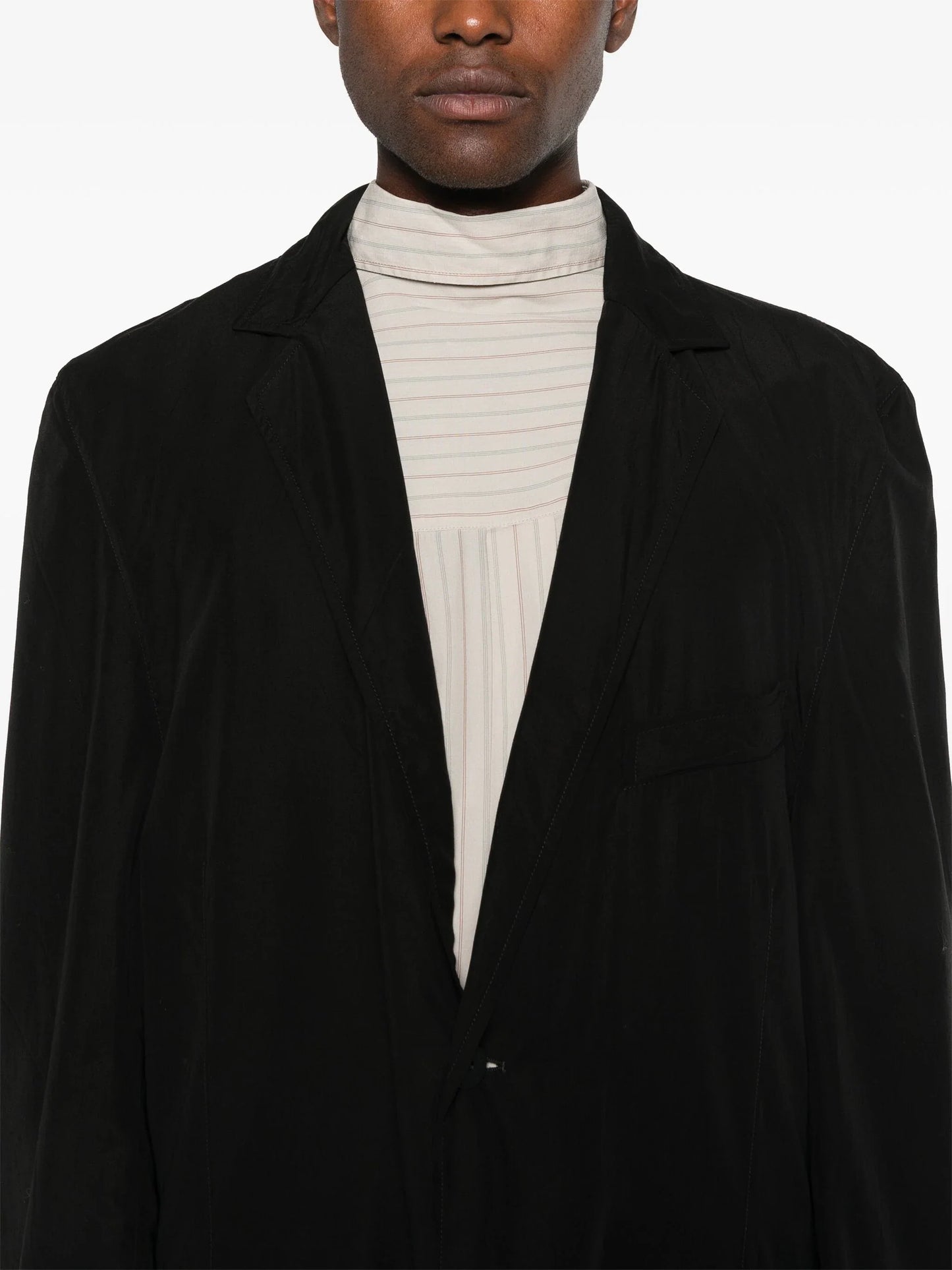 BALENCIAGA Single-Breasted Blazer Black