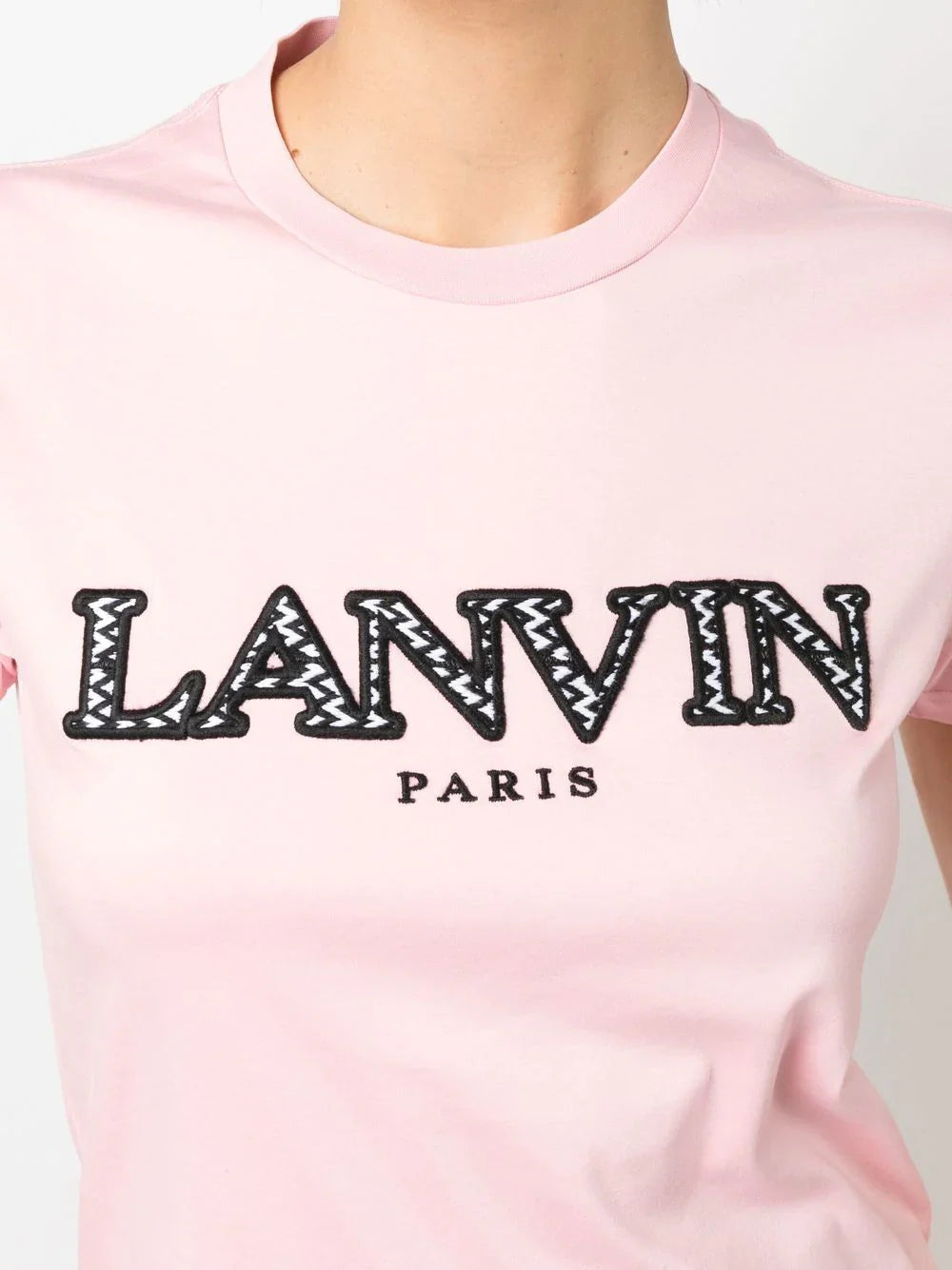 LANVIN WOMEN Classic Fit Lanvin Curb T-Shirt Pink
