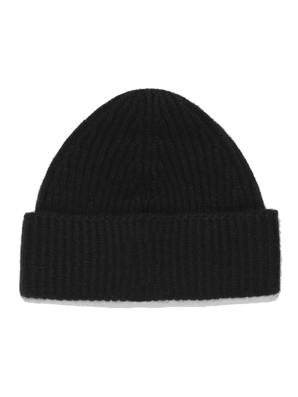 MKI MIYUKI ZOKU Cashmere Ribbed Beanie Black