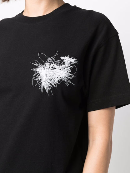 OFF-WHITE WOMEN Pen Arrows T-Shirt Black