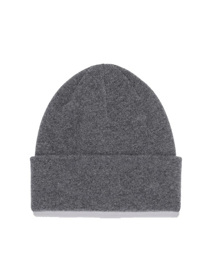 MKI MIYUKI ZOKU Embroidered Logo Merino Beanie Charcoal