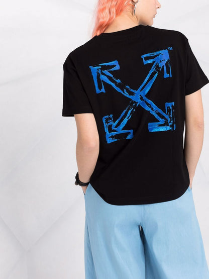 OFF-WHITE WOMEN Painted Arrows T-Shirt Black