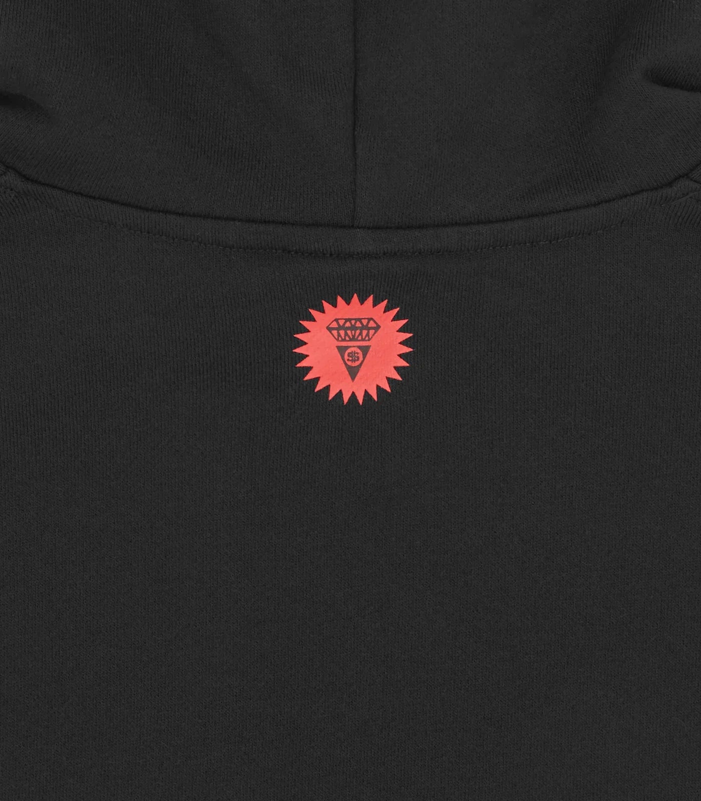 ICECREAM Running Dog Cotton-Jersey Hoodie Black