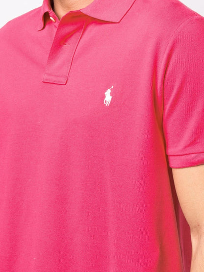 RALPH LAUREN The Iconic Mesh Logo Polo Shirt Pink