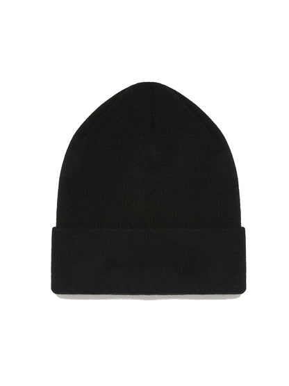 MKI MIYUKI ZOKU Embroidered Logo Merino Beanie Black