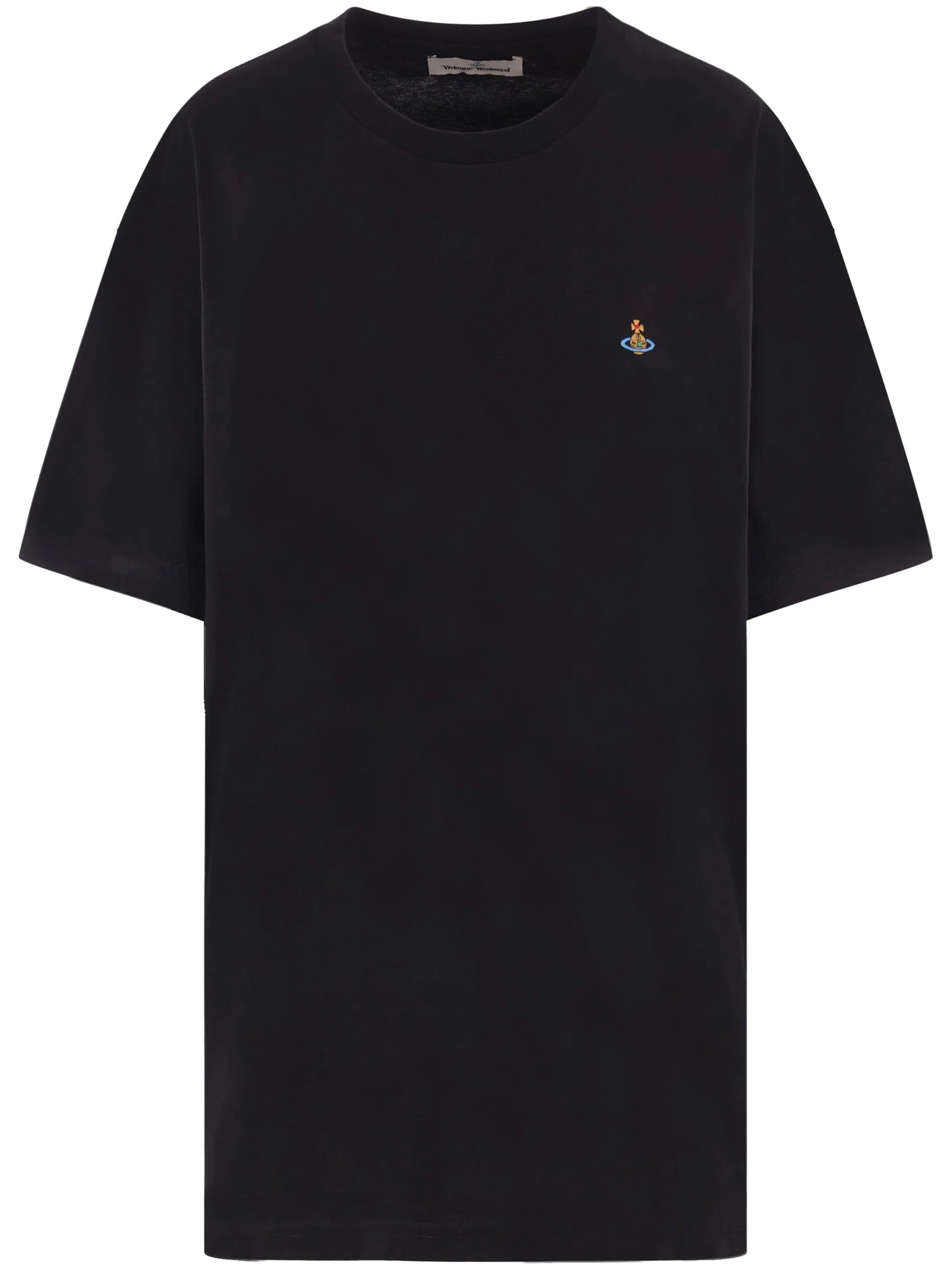 VIVIENNE WESTWOOD Orb-embroidered Oversized T-shirt Black
