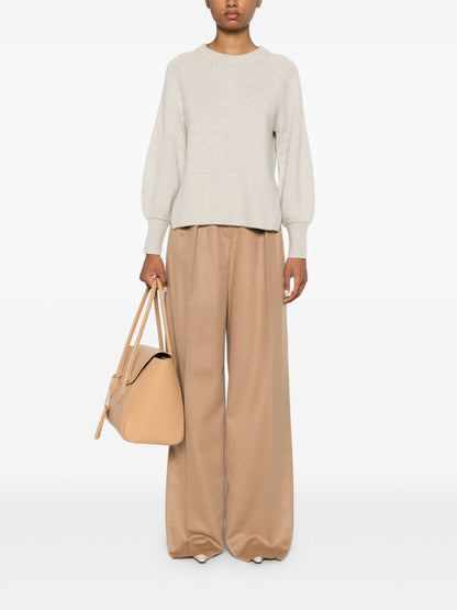MAX MARA WOMEN Fagus Long Trousers Light Brown