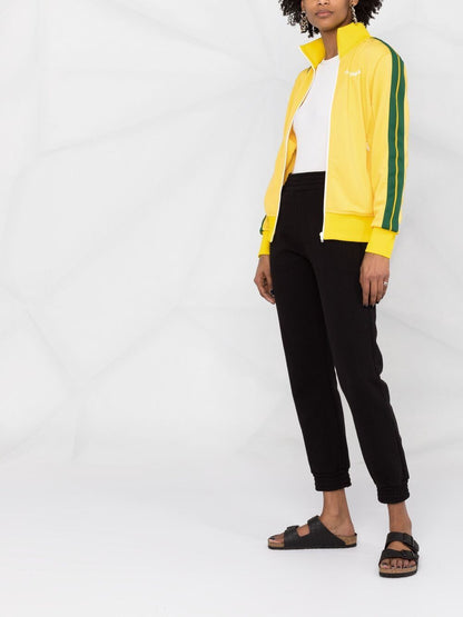 PALM ANGELS WOMEN Side-stripe track jacket Yellow